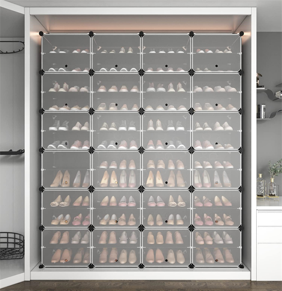 Shoe rack with cover